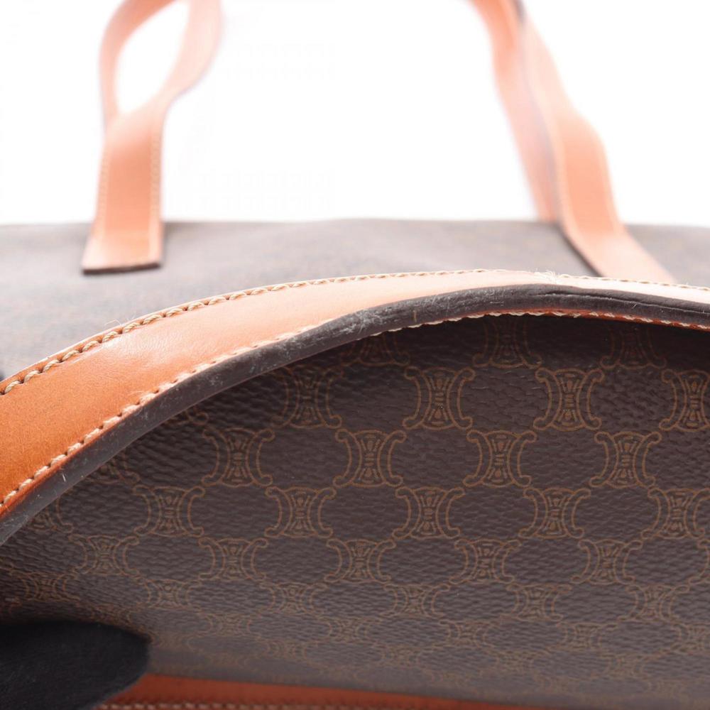 CELINE Brown Leather Tote Bag - Picture 8 of 10